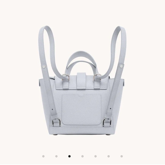 Senreve Mini Maestra - Pebbled Leather in Ice - Picture 4 of 8